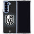 NHL Vegas Golden Knights Black Background Galaxy Z Fold7 Clear Case