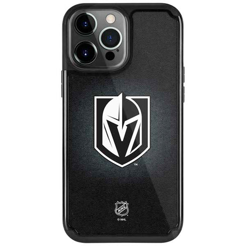NHL Vegas Golden Knights Black Background iPhone Cases