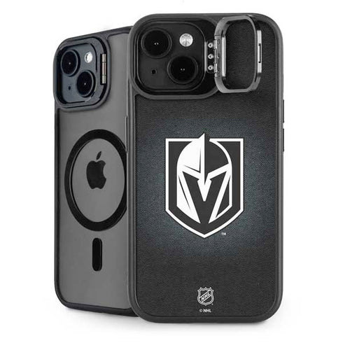 NHL Vegas Golden Knights Black Background iPhone 15 Plus Kickstand Case