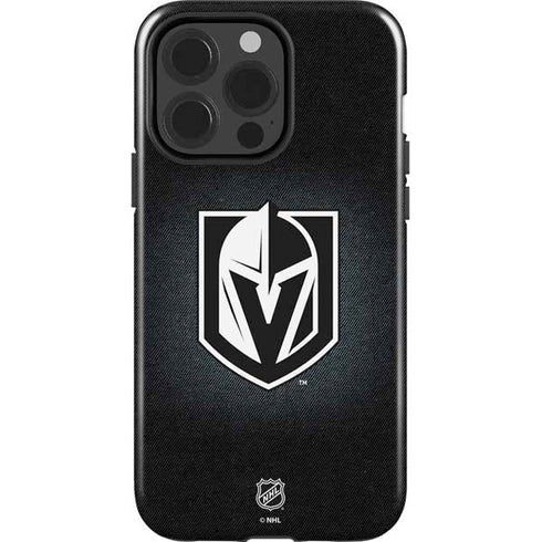 NHL Vegas Golden Knights Black Background iPhone 15 Pro Impact Case