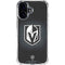 NHL Vegas Golden Knights Black Background iPhone 16 Clear Case