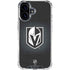 NHL Vegas Golden Knights Black Background iPhone 16 Clear Case