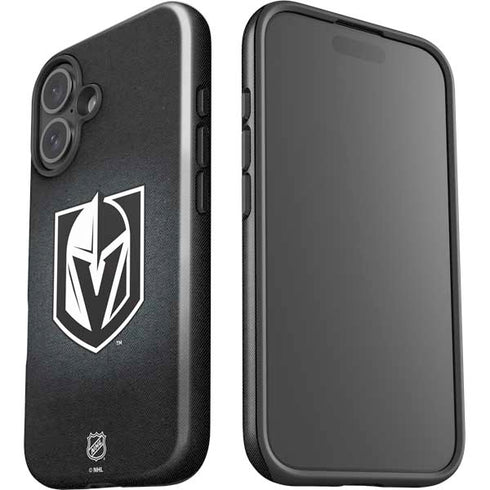 NHL Vegas Golden Knights Black Background iPhone 16 Impact Case