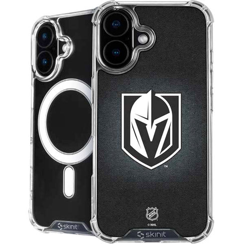 NHL Vegas Golden Knights Black Background iPhone 16 MagSafe Case