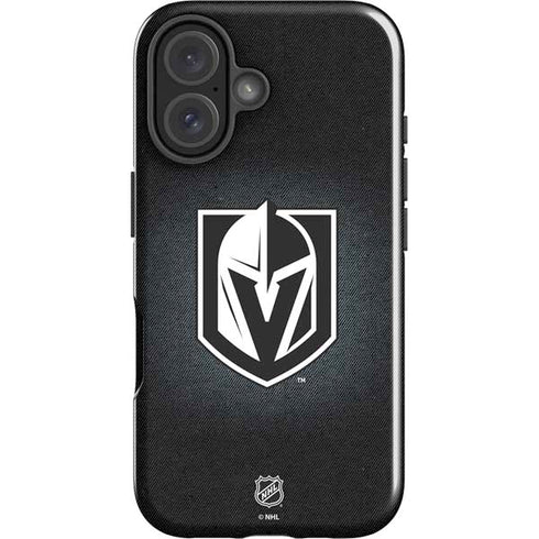 NHL Vegas Golden Knights Black Background iPhone 16 Plus Impact Case