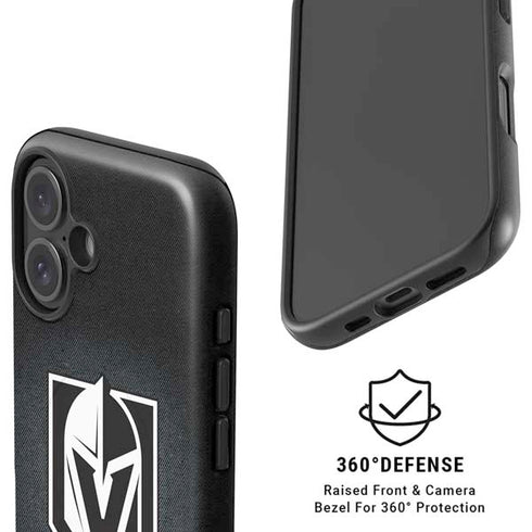 NHL Vegas Golden Knights Black Background iPhone 16 Plus Magsafe Impact Case