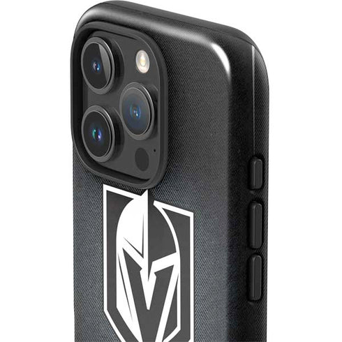 NHL Vegas Golden Knights Black Background iPhone 16 Pro Impact Case