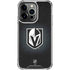 NHL Vegas Golden Knights Black Background iPhone 16 Pro Max Clear Case