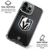 NHL Vegas Golden Knights Black Background iPhone 16 Pro Max Clear Case