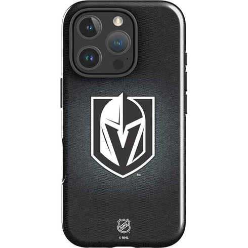 NHL Vegas Golden Knights Black Background iPhone 16 Pro Max Impact Case