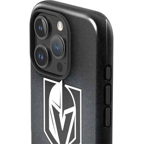 NHL Vegas Golden Knights Black Background iPhone 16 Pro Max Impact Case