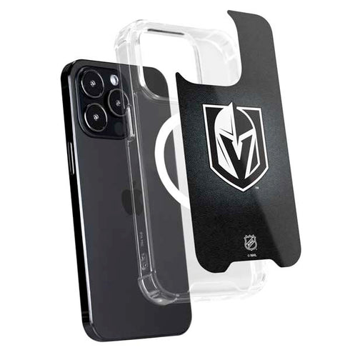 NHL Vegas Golden Knights Black Background iPhone 16 Pro Max MagSafe Case