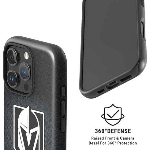 NHL Vegas Golden Knights Black Background iPhone 16 Pro Max Magsafe Impact Case