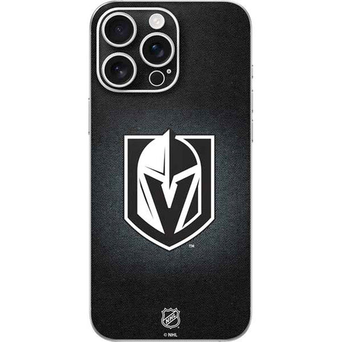NHL Vegas Golden Knights Black Background iPhone 16 Pro Max Skin