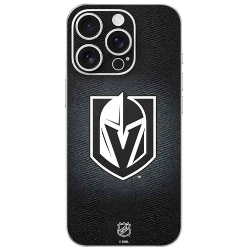 NHL Vegas Golden Knights Black Background iPhone 16 Pro Skin