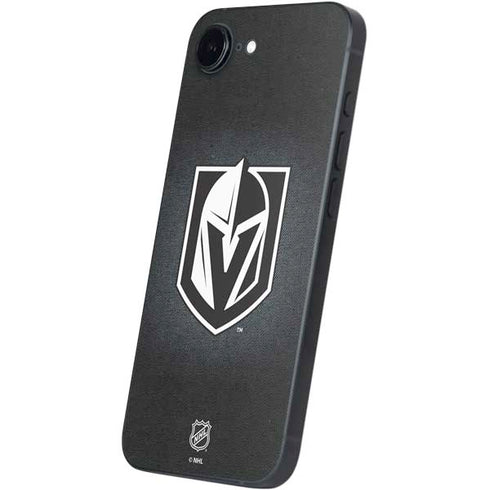 NHL Vegas Golden Knights Black Background iPhone 16e Skin