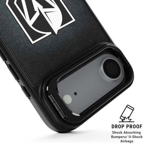 NHL Vegas Golden Knights Black Background iPhone 17 Air Kickstand Case