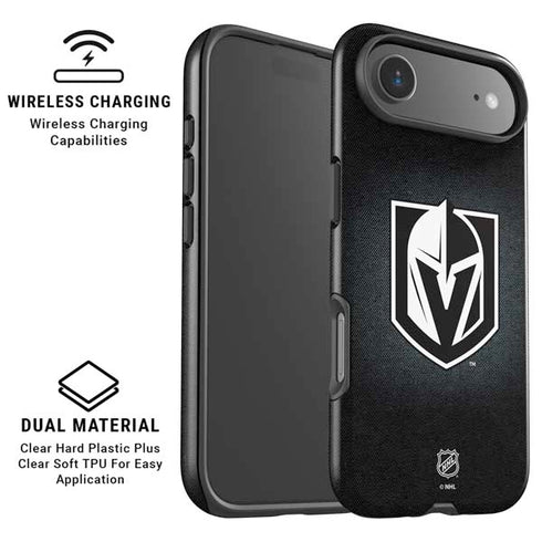 NHL Vegas Golden Knights Black Background iPhone 17 Air Magsafe Impact Case
