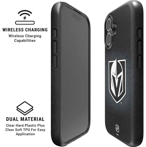 NHL Vegas Golden Knights Black Background iPhone 17 Magsafe Impact Case