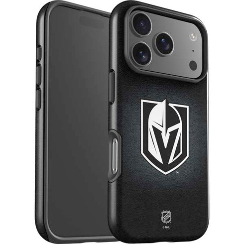 NHL Vegas Golden Knights Black Background iPhone 17 Pro Impact Case