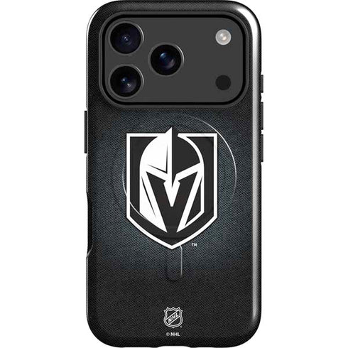 NHL Vegas Golden Knights Black Background iPhone 17 Pro Magsafe Impact Case