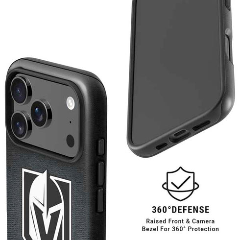 NHL Vegas Golden Knights Black Background iPhone 17 Pro Magsafe Impact Case