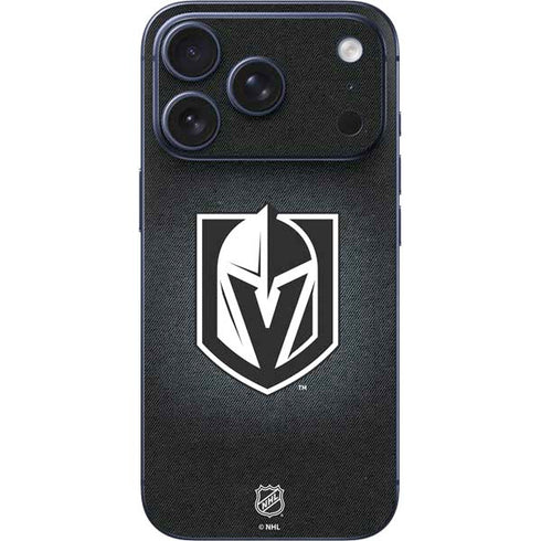 NHL Vegas Golden Knights Black Background iPhone 17 Pro Max Skin