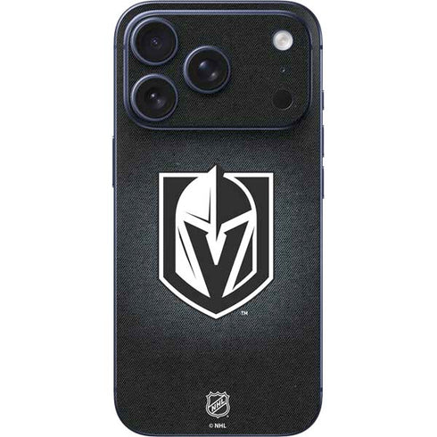 NHL Vegas Golden Knights Black Background iPhone 17 Pro Skin