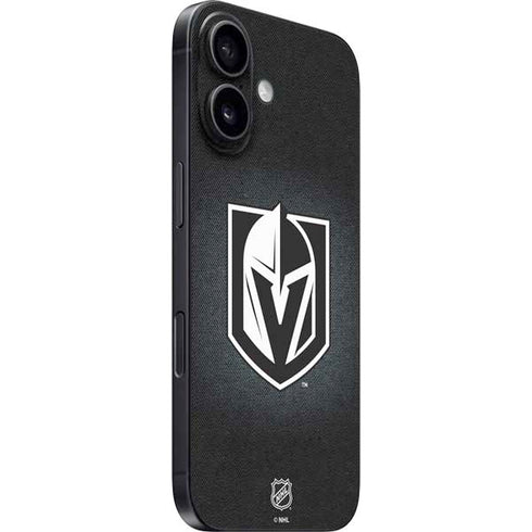 NHL Vegas Golden Knights Black Background iPhone 17 Skin