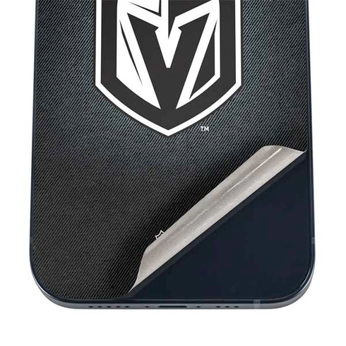NHL Vegas Golden Knights Black Background iPhone 17 Skin
