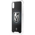 NHL Vegas Golden Knights Black Background iPhone XS Clear Case