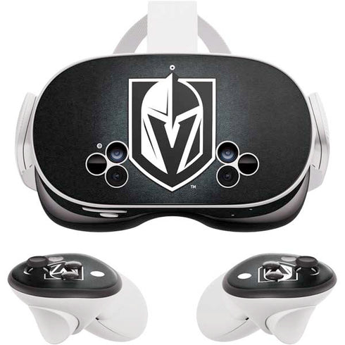 NHL Vegas Golden Knights Black Background Meta Quest 3S Skin