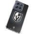 NHL Vegas Golden Knights Black Background Moto G 5G (2025) Clear Case
