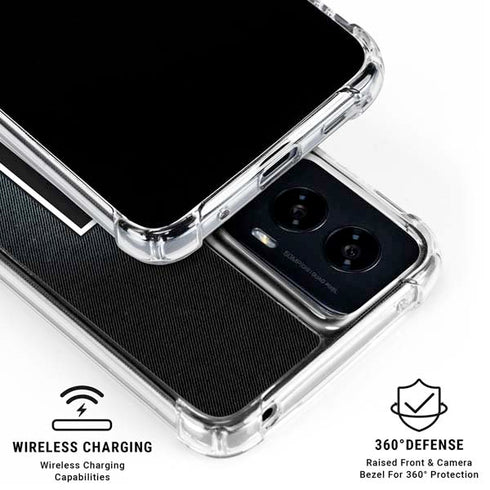 NHL Vegas Golden Knights Black Background Moto G Power 5G (2024) Clear Case