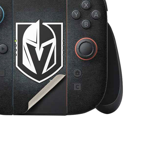 NHL Vegas Golden Knights Black Background Nintendo Switch 2 (2025) Joy-Con Controller Skin