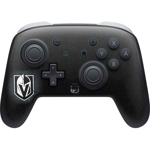 NHL Vegas Golden Knights Black Background Nintendo Switch 2 (2025) Pro Controller Skin