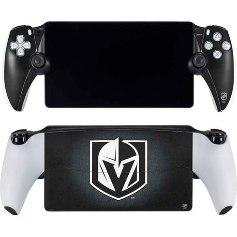 NHL Vegas Golden Knights Black Background PlayStation Portal Remote Player Skin