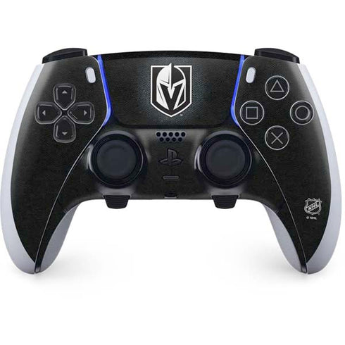 NHL Vegas Golden Knights Black Background PS5 DualSense Edge Pro Controller Skin