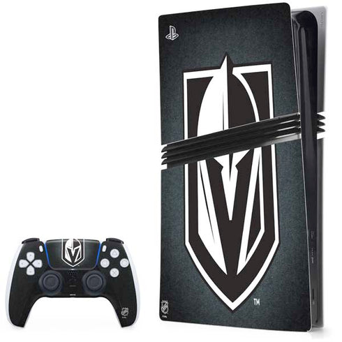NHL Vegas Golden Knights Black Background PlayStation PS5 Skins