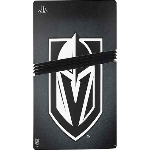 NHL Vegas Golden Knights Black Background PS5 Pro Console Skin