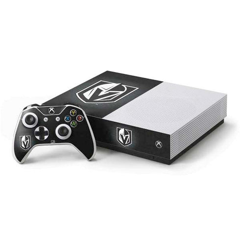 NHL Vegas Golden Knights Black Background Xbox One S All-Digital Edition Bundle Skin