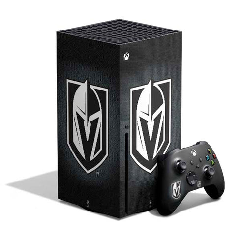 NHL Vegas Golden Knights Black Background Xbox Series X Bundle Skin