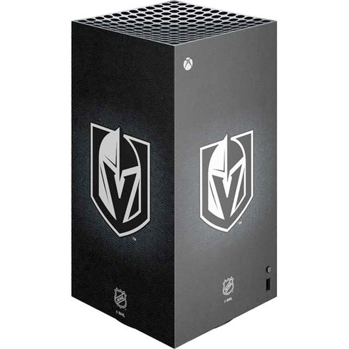 NHL Vegas Golden Knights Black Background XBox Series X Digital Edition Console Skin