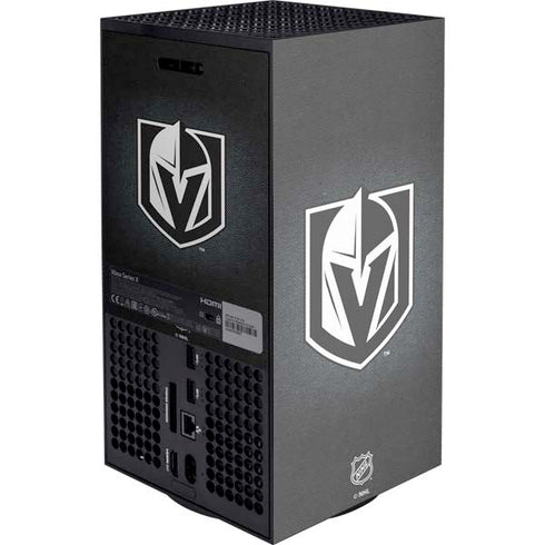 NHL Vegas Golden Knights Black Background XBox Series X Digital Edition Console Skin