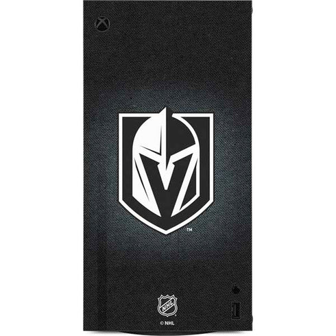 NHL Vegas Golden Knights Black Background XBox Series X Digital Edition Console Skin