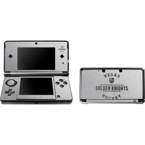 NHL Vegas Golden Knights Black Text Nintendo Skins