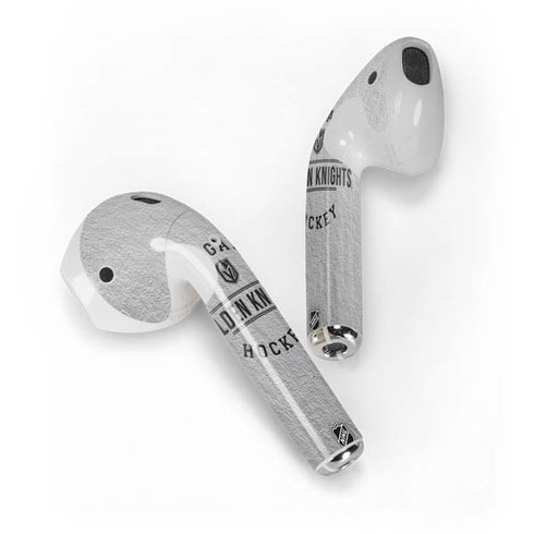 NHL Vegas Golden Knights Black Text Apple AirPods Skin