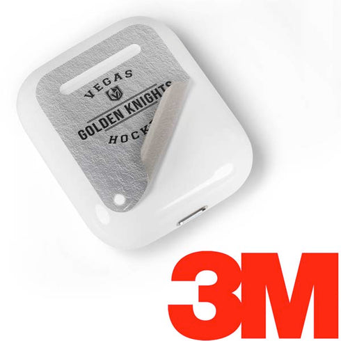 NHL Vegas Golden Knights Black Text Apple AirPods Skin