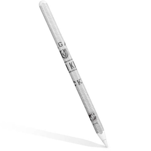 NHL Vegas Golden Knights Black Text Apple Pencil (2nd Gen 2019) Skin