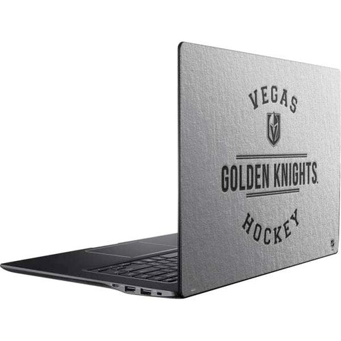 NHL Vegas Golden Knights Black Text Ativ Book 9 (15.6in 2014) Skin